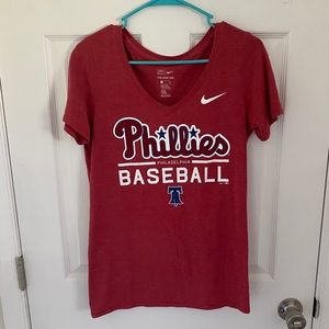 Nike Women’s V Neck Phillies Tee